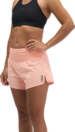 Hoka Glide Short MR 3.5"" Brief Dame Snstn/Sunstone L