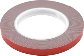 Spejlmonteringstape 12X1,2Mm 5M Hvid