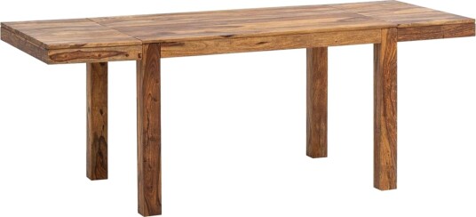 Spisebord Wohnling Massivt treverk uttrekkbar 120-200 cm landlig hus - Spisebord Wohnling Massivt treverk uttrekkbar 120-200 cm landlig hus -