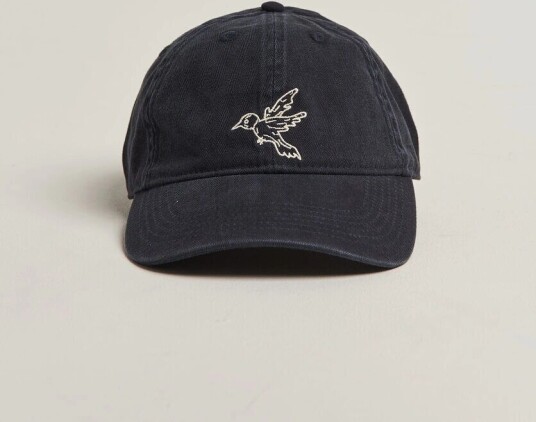 Forét Bird Washed Herringbone Cap Navy