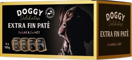 Doggy Del Paté Storfe Lam Våtfôr 600 G