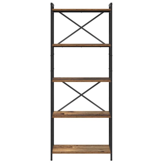 Bokhylle Gammelt tre 60 x 30 x 153 cm Konstruert tre