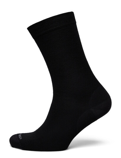 Icebreaker M Lifestyle Fine Gauge Crew - Black - S/M