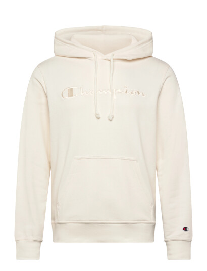Champion Hooded Sweatshirt Cream S