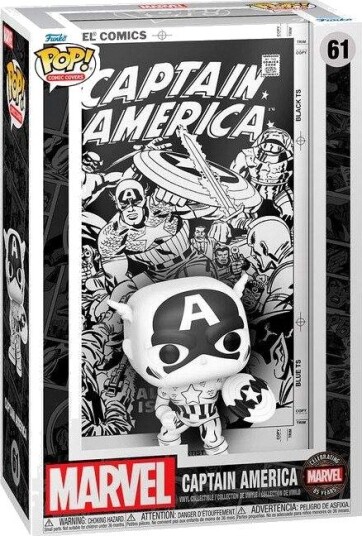 Northix Comic Covers Marvel Captain America POP Figure Collectible
