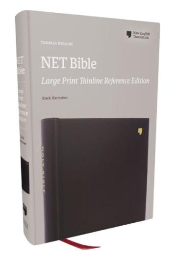 NET Bible Large Print Thinline with Cross References Hardcover Comfort Print