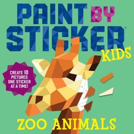 Paint by Sticker Kids: Zoo Animals av Workman Publishing