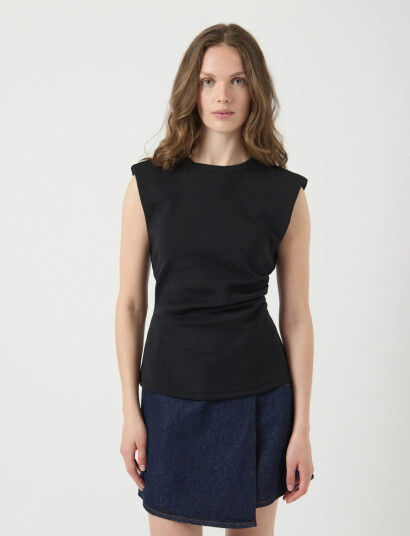 YAS Yaspina Sl Top Noos - Black - XS YAS Yaspina Sl Top Noos - Black - XS