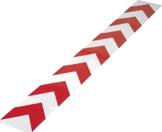 Toolcraft Rts115/1000 Rd Varselstriper Rts Rød L X B 1 M X 11,5 Cm 1 Stk