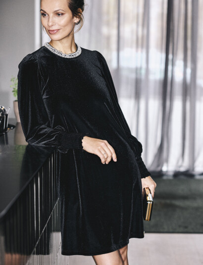 Claire Woman Cwdahla Dress Black 34 Claire Woman Cwdahla Dress Black 34