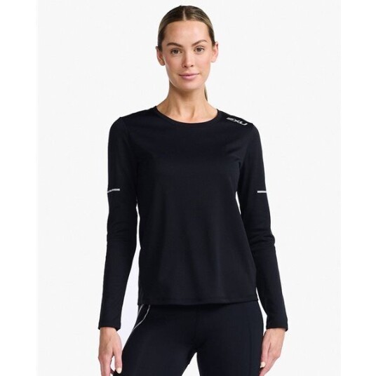 2XU Aero L/S Women Black/Silver Reflective XXS 2XU Aero L/S Women Black/Silver Reflective XXS