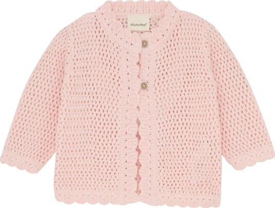 Minymo Cardigan   Strikk   Rosa Dogwood   Minymo   74   Cardigan