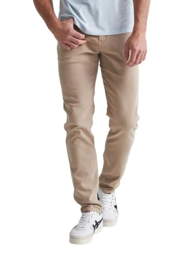 DU/ER No Sweat Pant Slim Desert Khaki 32W 34L