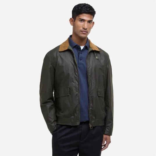 Barbour Newbury Waxed Jacket Archive Olive