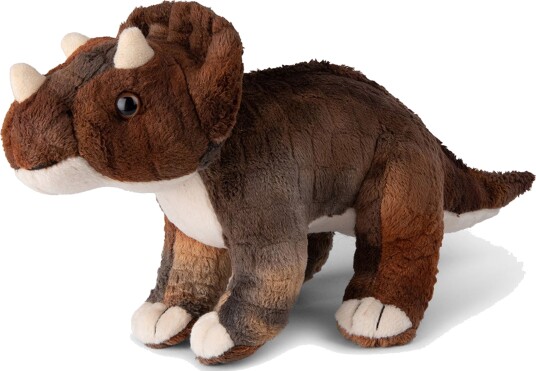 Bon Ton Toys WWF Plush Triceratops Dinosaur 15 cm