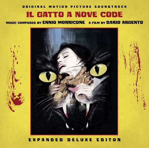 Ennio Morricone Filmmusikk  Il Gatto A Nove Code: Cat O'nine Tails  LP/Vinyl