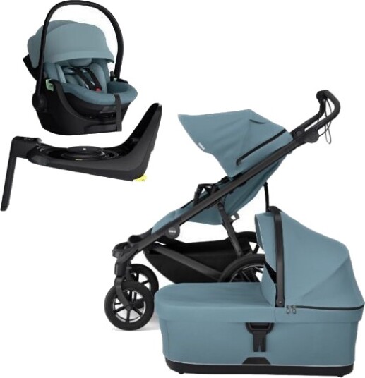 Thule Barnevogn Urban Glide 4-Wheel inkl. Maple & Alfi Base – Mid Blue
