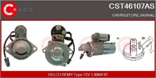 Starter CASCO CST46107AS Starter CASCO CST46107AS