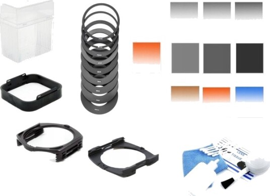 Cokin P Filteradapter-Sett Type Cokin P 28W1, Holdere, Filter, Eske, Rengjøringssett Cokin P Filteradapter-Sett Type Cokin P 28W1, Holdere, Filter, Eske, Rengjøringssett