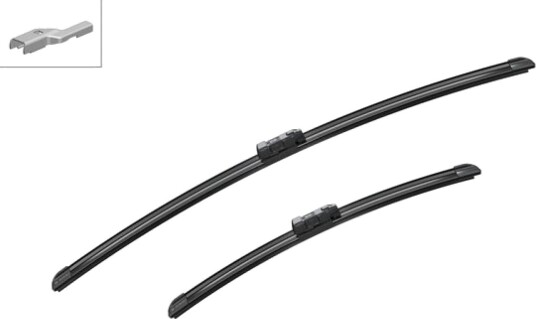 Bosch Aerotwin Flatblade Viskerblade Sæt A543s Bosch Aerotwin Flatblade Viskerblade Sæt A543s
