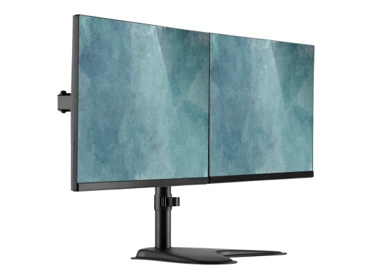 ASSMANN Electronic Dobbelt Skjermstativ for 17-32" Skjermer – Matt Svart