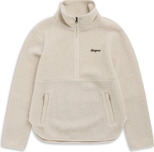 Bergans Myken Half Zip Merino Pile Dame Creme M M