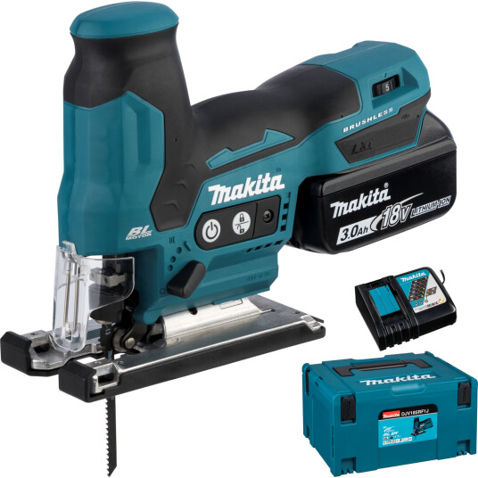 Makita DJV185RF1J Stikksag Med Batteri 10 20 mm 18v Makita DJV185RF1J Stikksag Med Batteri 10 20 mm 18v