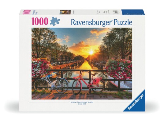Puslespill 1000 Bikes In Amsterdam Ravensburger Puslespill 1000 Bikes In Amsterdam Ravensburger