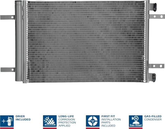 Kondensator NISSENS 940458 Kondensator NISSENS 940458