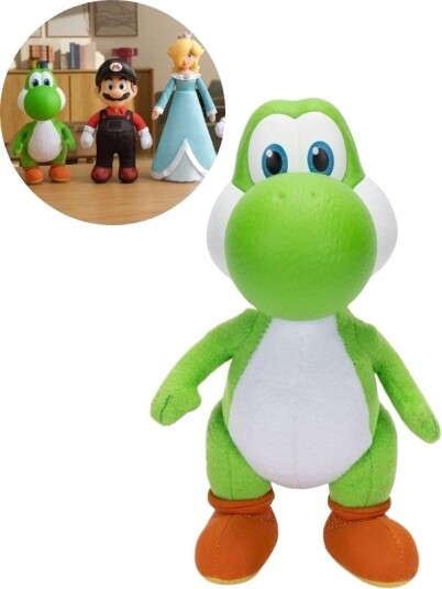 Nintendo Super Mario Galaxy Movie Yoshi Plysjfigur 23cm