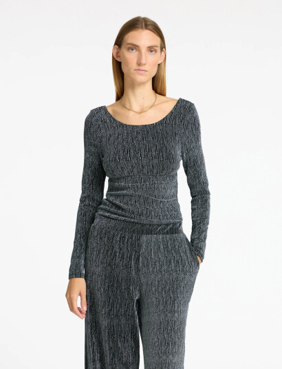 Selected Slfanita Ls Low Back Top - Black - XS