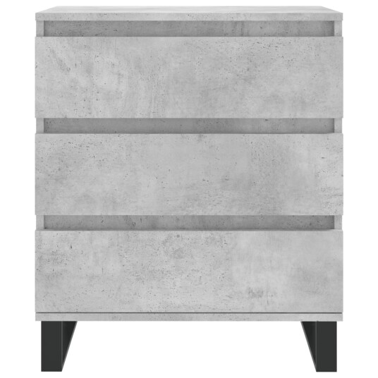 vidaXL Skjenk betonggrå 60x35x70 cm konstruert tre