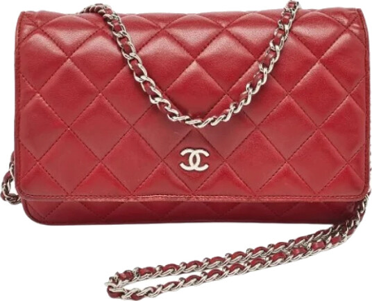 Chanel Vintage, Dame, Pre-owned, Rød, ONE SIZE,