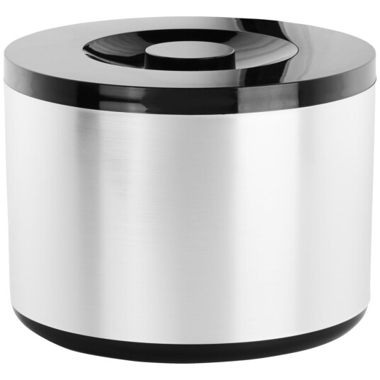 VEGA Isbøtte Ottawa; 10000ml, 29.2x21.7 cm (ØxH); Sølvfarge/Svart/Hvit