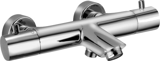 Nicobelli Badekarbatteri Light Krom 291mm