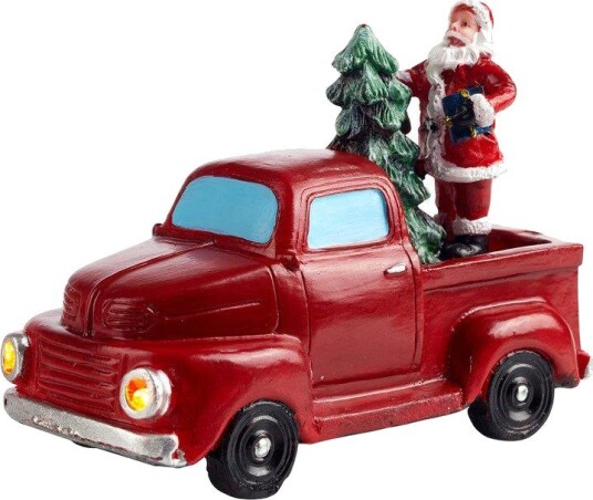 Markslöjd MINICAR Lastebil med nisse Rød