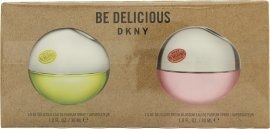 DKNY Be Delicious Parfyme Gavesett 30ml EDP + 30ml Fresh Blossom EDP DKNY Be Delicious Parfyme Gavesett 30ml EDP + 30ml Fresh Blossom EDP