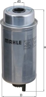 Drivstoffilter MAHLE ORIGINAL KC 227