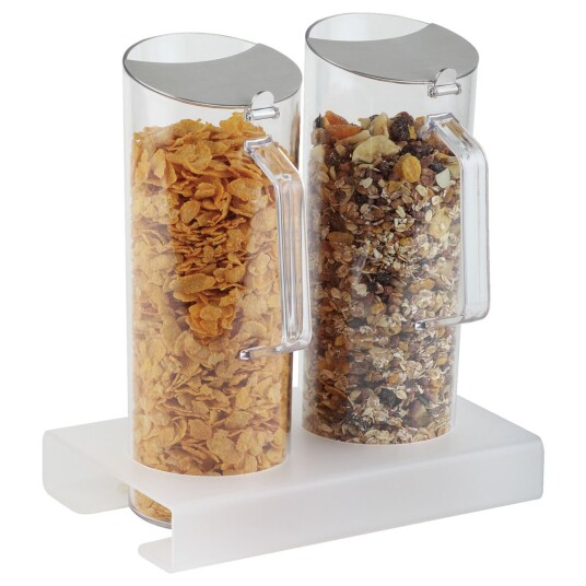 PULSIVA Frokostdispenser Adiago; 1.5l, 26x4x16.5 cm (BxHxD); Transparent; Rektangulær
