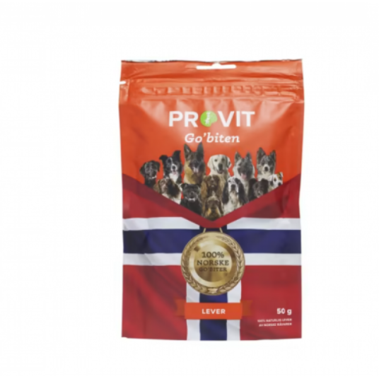 Provit Provit Go`Bit Frysetørket Lever 50G Provit Provit Go`Bit Frysetørket Lever 50G