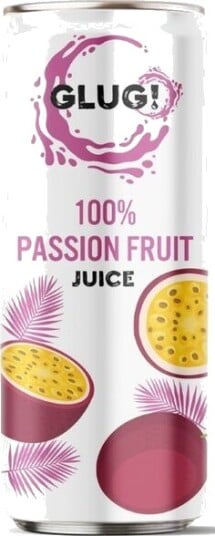 Glug! 100% passion fruit juice 320 ml Glug! 100% passion fruit juice 320 ml
