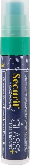 Securit® Vandfast Kridtmarker Med Blokspids I Grøn   6 Stk.