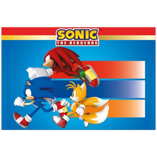 Plastduk180x120 cm   Sonic the Hedgehog