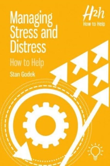 Managing Stress And Distress