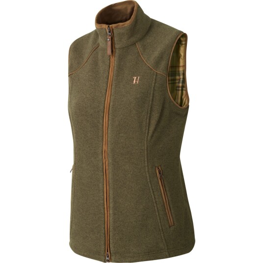 Härkila Sandhem Lady fleecevest Dusty lake green melange 2XL