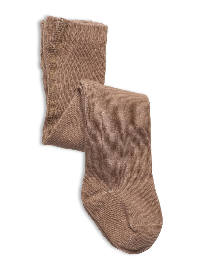 Minymo Stocking Solid Brown 128-134