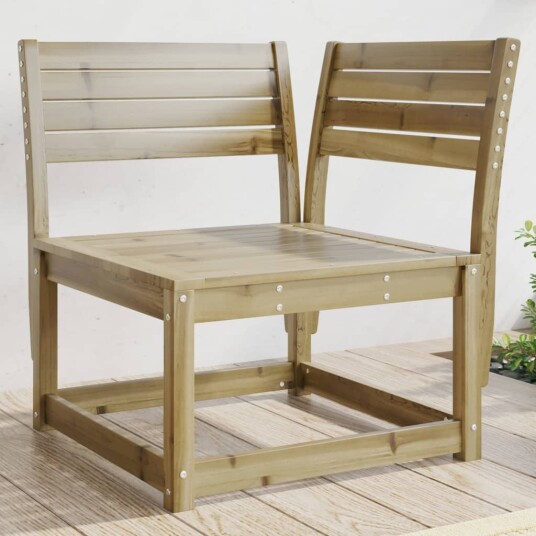  Hagesofa for hjørne 73x73x78 cm impregnert furu 844668