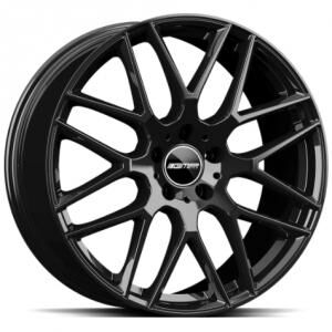GMP Berghem Glossy Black 10x22 5/112 ET18 B66.6 GMP Berghem Glossy Black 10x22 5/112 ET18 B66.6