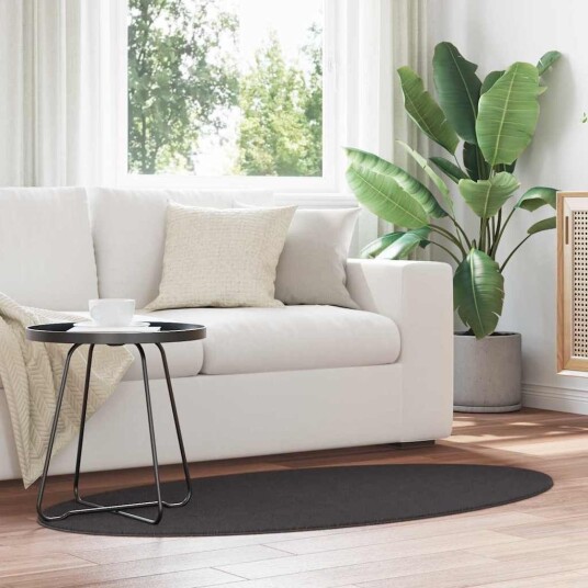 Teppe Antrasitt 80 x 150 cm Polyester