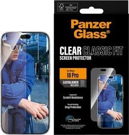 PanzerGlass iPhone 18 Pro Classic Fit EasyAligner Beskyttelsesglass 9H